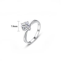 Anillo Gaurosa Mujer Fantasy in Plata Moissanite MSR-039 - MSR-039